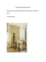 Tủ đồ thông minh cho bếp chật (P2) docx