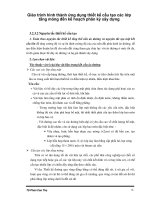 Giáo trình hình thành ứng dụng thiết kế cấu tạo các lớp tầng móng đến kế hoạch phân kỳ xây dựng p1 doc