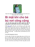 Bí mật khi cho bé bú nơi công cộng potx