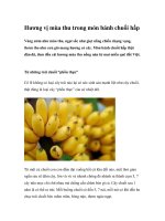 Hương vị mùa thu trong món bánh chuối hấp docx