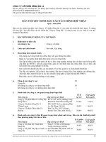 công ty cổ phần sông đà 11 bản thuyết minh báo cáo tài chính hợp nhất quý 1 năm 2011