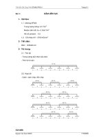 Thực hành tính kết cấu công trình STAAD.PRO 4 - Bài 13 pps