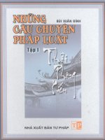 Những câu chuyện pháp luật thời phong kiến tập 1 part 1 pdf