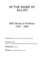 IMO shortlist problems 1959-2009 (new)