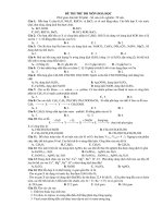 ĐỀ THI THỬ ĐH MÔN HOÁ HỌC ppsx