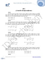 Đề 6: Lý thuyết về mạch RLC pot