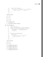 Sun certified programmer developer for java 2 study guide phần 3 potx