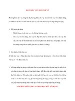 Lý Thuyết Tín Dụng Ngân Hàng: DANH MỤC VĂN BẢN PHÁP LÝ pptx