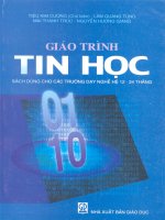 Giáo trình tin học part 1 pdf