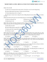 MOMEN ĐỘNG LƯỢNG. ĐỊNH LUẬT BẢO TOÀN MOMEN ĐỘNG LƯỢNG pptx