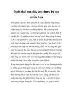 Nghỉ thai sản dài, con được bú mẹ nhiều hơn potx