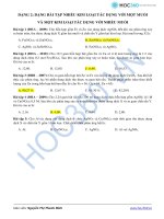 DẠNG 2: DẠNG BÀI TẬP NHIỀU KIM LOẠI TÁC DỤNG VỚI MỘT MUỐI VÀ MỘT KIM LOẠI docx