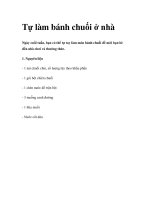 Tự làm bánh chuối ở nhà potx