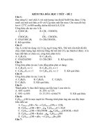 KIỂM TRA HÓA HỌC 1 TIẾT – ĐỀ 2 pot
