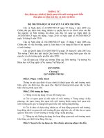 THÔNG TƯ Quy định quy trình kỹ thuật quan trắc môi trường nước biển ppsx