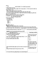 Tiết 63 §1. ĐỊNH NGHĨA VÀ Ý NGHĨA ĐẠO HÀM pdf