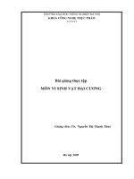 Giáo trình thực tập vi sinh vật đại cương potx