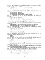 TỔNG HỢP 868 CÂU HỎI TRẮC NGHIỆM TRIẾT HỌC MÁC - LÊNIN – 3 docx