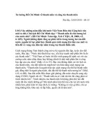 Tư tưởng Hồ Chí Minh về thanh niên và công tác thanh niên