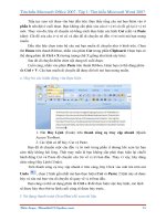 Giáo trình - Tìm hiểu Microsoft Office 2007 - Tập 1 - Lê Văn Hiếu - 2 doc