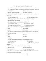 BÀI TẬP TRẮC NGHIỆM HÓA HỌC – ĐỀ 02 ppsx