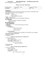 Giáo án tiếng anh 9 cả năm chuẩn in dùng luôn theo chương trình mới