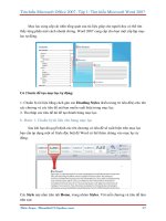 Giáo trình - Tìm hiểu Microsoft Office 2007 - Tập 1 - Lê Văn Hiếu - 5 docx