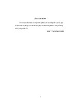 Nghiên  cứu ảnh hưởng các hàm lượng protein khác nhau trong thức ăn công nghiệp lên sinh trưởng của cá chình bông (anguilla marmorata quoy  gaimard,  1824) nuôi thương phẩm (cỡ 20 conkg) trong bể xi măng tại phú