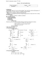 Giáo án tiếng anh 9 cả năm chuẩn in dùng luôn theo chương trình mới