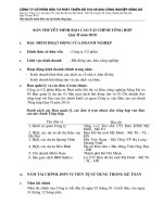 công ty cổ phần đầu tư phát triển đô thị và khu công nghiệp sông đà bản thuyết minh báo cáo tài chính tổng hợp quý 2 năm 2010