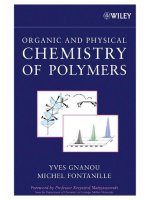 ORGANIC AND PHYSICAL CHEMISTRY OF POLYMERS phần 1 docx