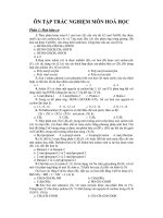 ÔN TẬP TRẮC NGHIỆM MÔN HOÁ HỌC Phần 1: Hoá hữu cơ pot