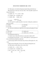 BÀI TẬP TRẮC NGHIỆM HÓA HỌC – ĐỀ 03 doc