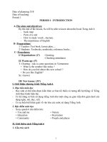 Giáo án tiếng anh 6 chuẩn in dùng luôn theo chương trình mới