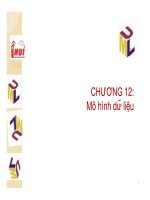 SLIDE PHÂN TÍCH HỆ THỐNG - MÔ HÌNH DỮ LIỆU VÀ MÔ HÌNH ĐỐI TƯỢNG ppt