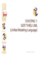 SLIDE - GIỚI THIỆU UML - LỊCH SỬ PHÁT TRIỂN potx