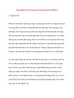 Công nghệ tác tử trong quản lý mạng Internet (Phần 2) doc