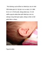 Nên thường xuyên kiểm tra thính lực của trẻ nhỏ pptx