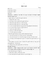 Phát triển nguồn nhân lực cho khu kinh tế  đông nam nghệ an đến năm 2020