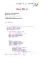 Lập trình Android: Game đếm số pdf