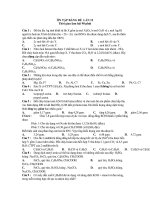 ÔN TẬP BẰNG ĐỀ LẦN 12 ppsx