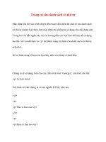 Trang trí cho danh sách có thứ tự docx