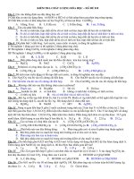 KIỂM TRA CHẤT LƯỢNG HÓA HỌC – MÃ ĐỀ 010 docx