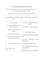 MẪU NHÃN HÀNG HOÁ THỨC ĂN CHĂN NUÔI potx