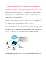 Triển khai bảo mật không dây WPA2-Enterprise trong doanh nghiệp nhỏ docx