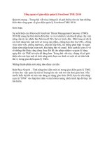 Tổng quan về giao diện quản lý Forefront TMG 2010 pps