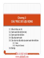 Chương 3: CẤU TRÚC DỮ LIỆU doc
