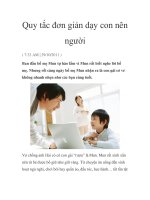 Quy tắc đơn giản dạy con nên người pptx