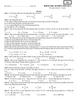 KIỂM TRA 1 TIẾT LỚP 12 BÀI SỐ 1 - MÃ ĐỀ 304 pptx