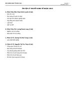 ÔN TẬP LÝ THUYẾT KINH TẾ DƯỢC 2013